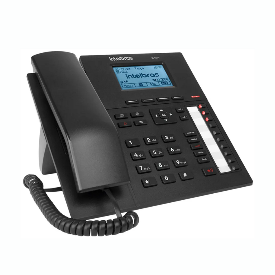 INTELBRAS 4315600 - TELEFONO DIGITAL -TERMINAL INTELIGENTE TI5000 ESPAÑOL NEGRO