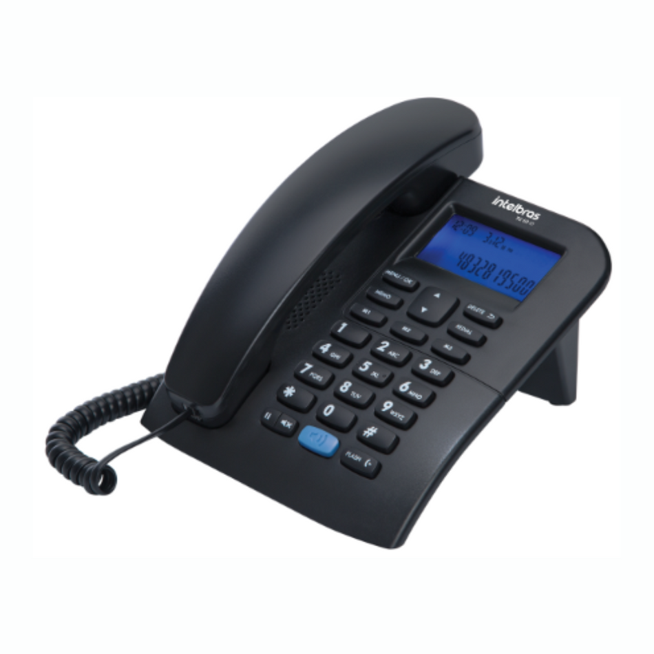 INTELBRAS 4000074 - TC60 ID-B - TELÉFONO ALÁMBRICO CID FSK / DTMF