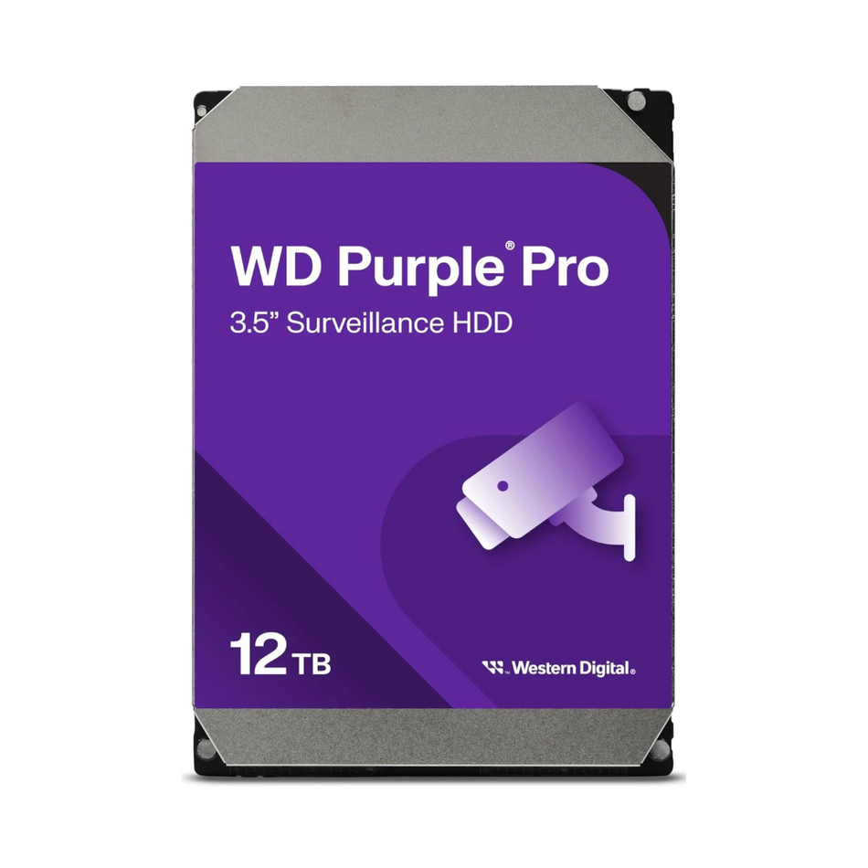 WESTERN DIGITAL WD122PURP - DISCO DURO PURPLE 12TB PRO - 7200 RPM - 512MB - SATA
