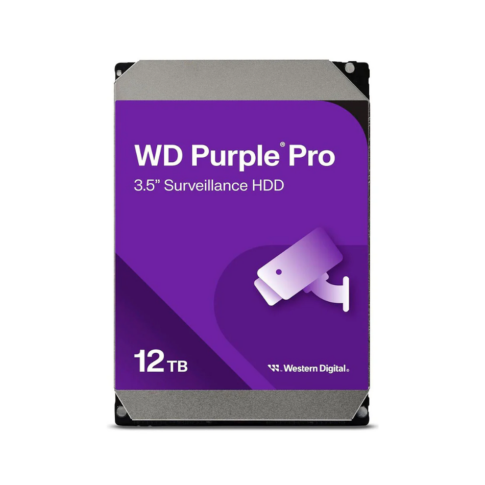 DISCO DURO WESTERN DIGITAL WD PURPLE PRO 12TB, SATA 6.0 GB/S, 256MB CACHE, 7200 RPM, 3.5
