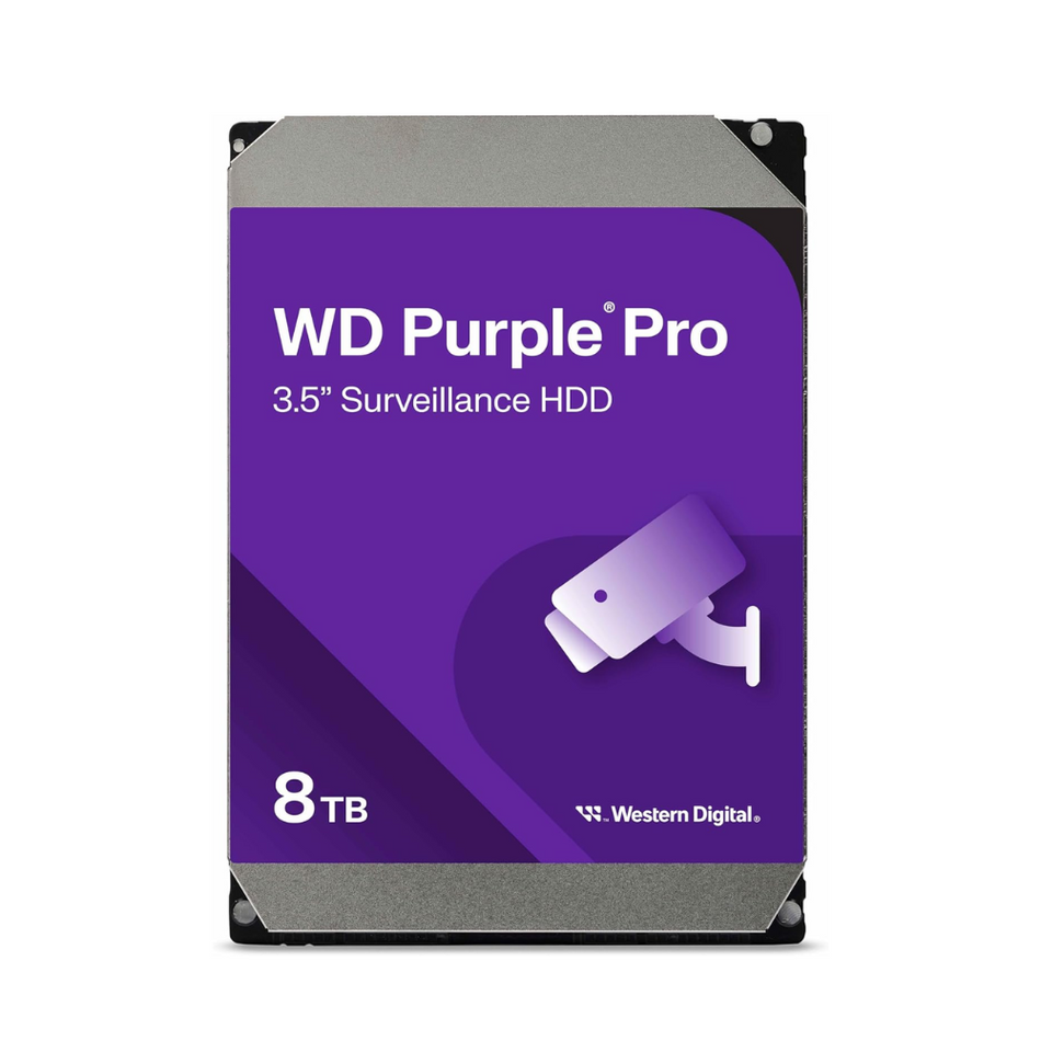 DISCO DURO WESTERN DIGITAL WD8002PURP PURPLE PRO, 8 TB, SATA, 256MB CACHE, 7200RPM, 3.5