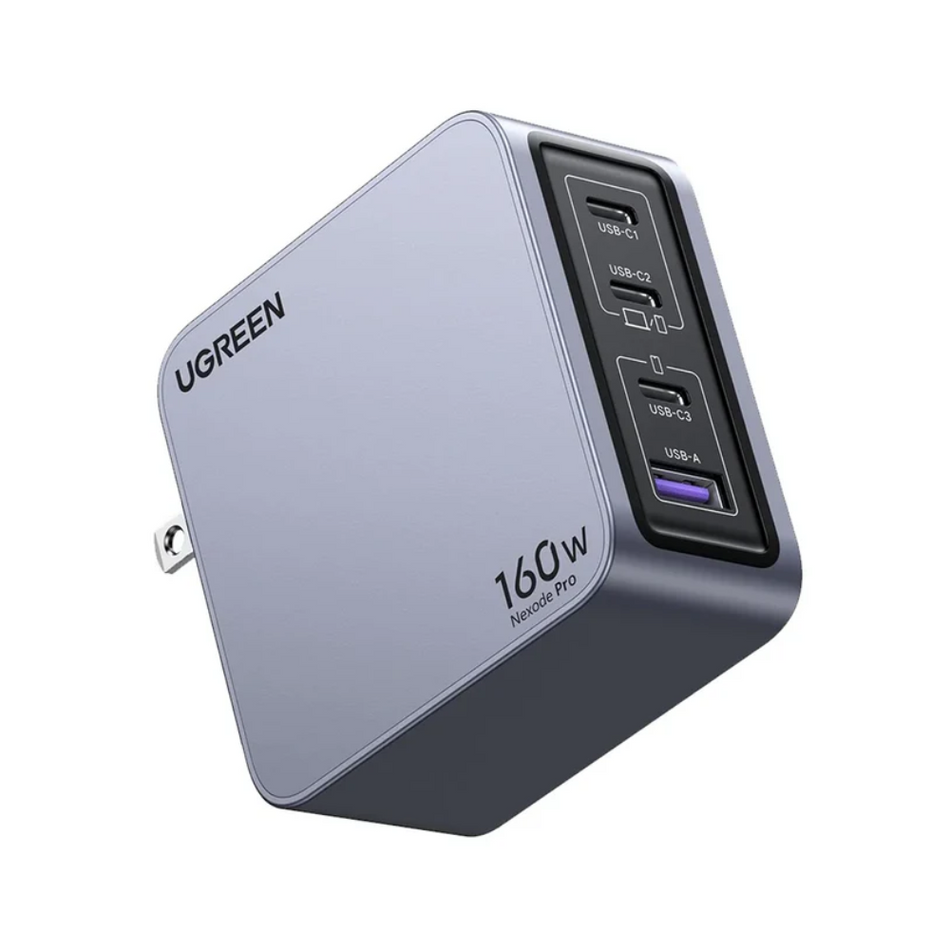 CARGADOR UGREEN 25876 - X763 USB-C/USB-A 160W GAN NEGRO