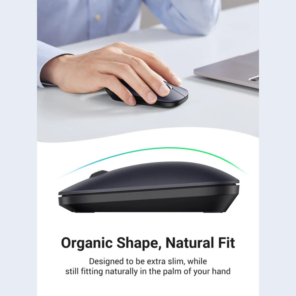 UGREEN MU001 90372 MOUSE INALÁMBRICO SILENCIOSO PORTÁTIL