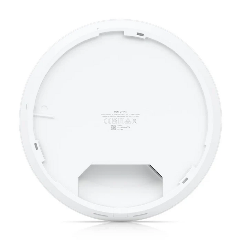 UBIQUITI U7-PRO PUNTO DE ACCESO WIFI 7 DE MONTAJE EN TECHO CON SOPORTE DE 6 GHZ, ENLACE ASCENDENTE DE 2,5 GBE, 9,3 GBPS
