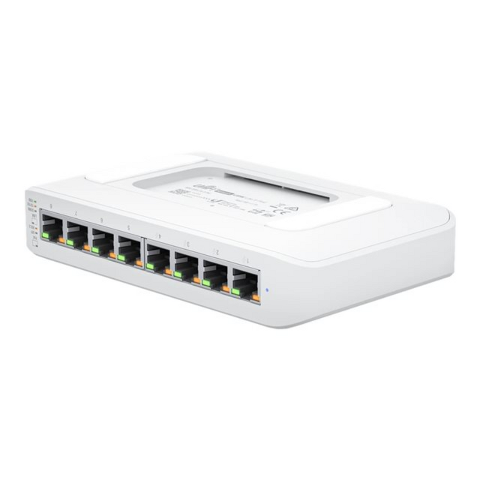 UBIQUITI USW-LITE-8-POE (52W) SWITCH UNIFI 8 PUERTOS POE GIGABIT LITE ADMINISTRABLE