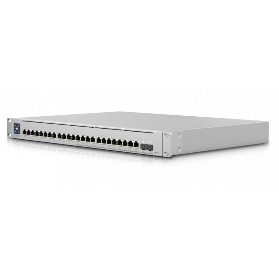 UBIQUITI USW-ENTERPRISE-24-POE SWITCH 12X PUERTOS GIGABIT 2.5GB/S POE+, 12X PUERTOS GIGABIT RJ45 1000MB/S POE+, 2X SFP+, L3, 400W