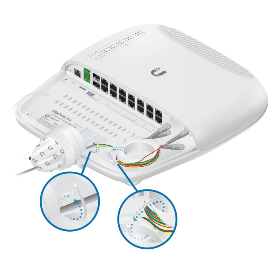 UBIQUITI EP-S16 EDGEPOINT - EDGEMAX ROUTING 16 PUERTOS GIGABIT RJ45 + 2 PUERTO SFP GIGABIT