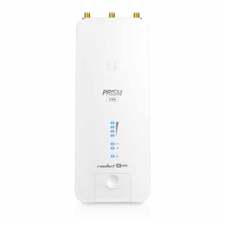 UBIQUITI RP-5AC-GEN2 ROCKET PRISMA 5AC 5GHZ, ACCESS POINT RADIO ESTACIÓN BASE HASTA 500MBPS CON TECNOLOGÍA AIRPRISM