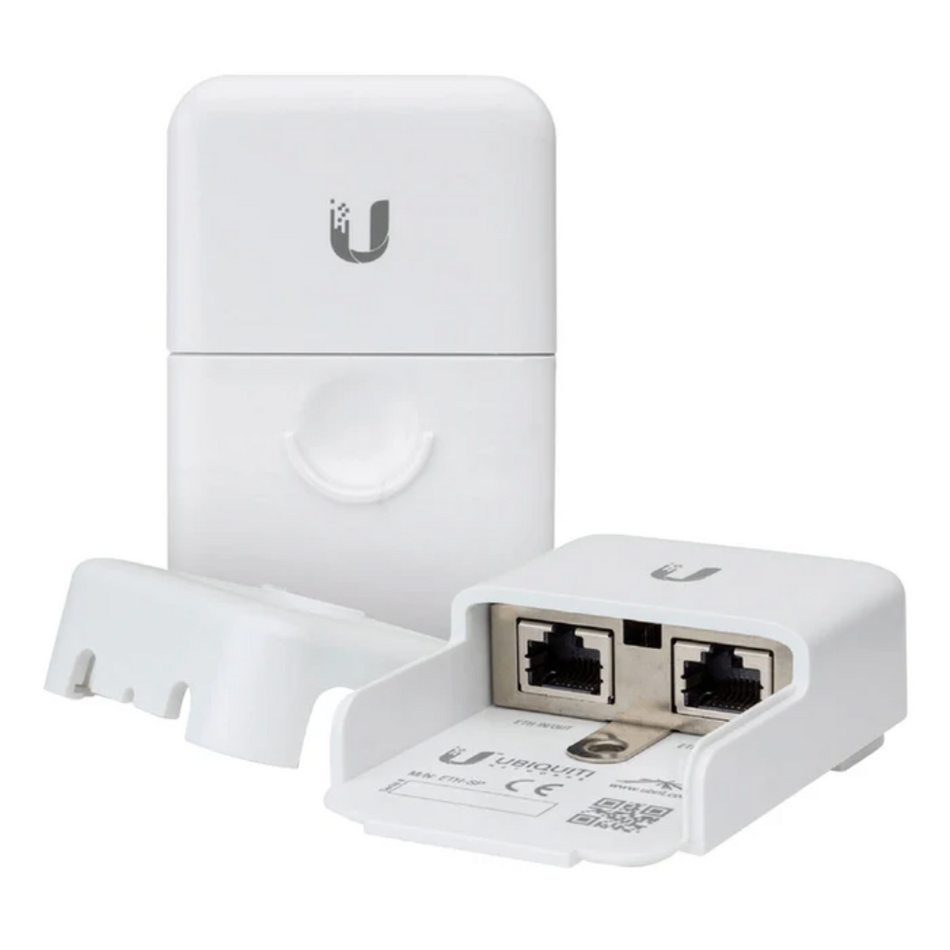 UBIQUITI ETH-SP-G2 ETHERNET SURGE PROTECTOR - PROTECCIÓN CONTRA DESCARGAS ELECTROSTÁTICAS PARA DISPOSITIVOS POE PARA EXTERIOR