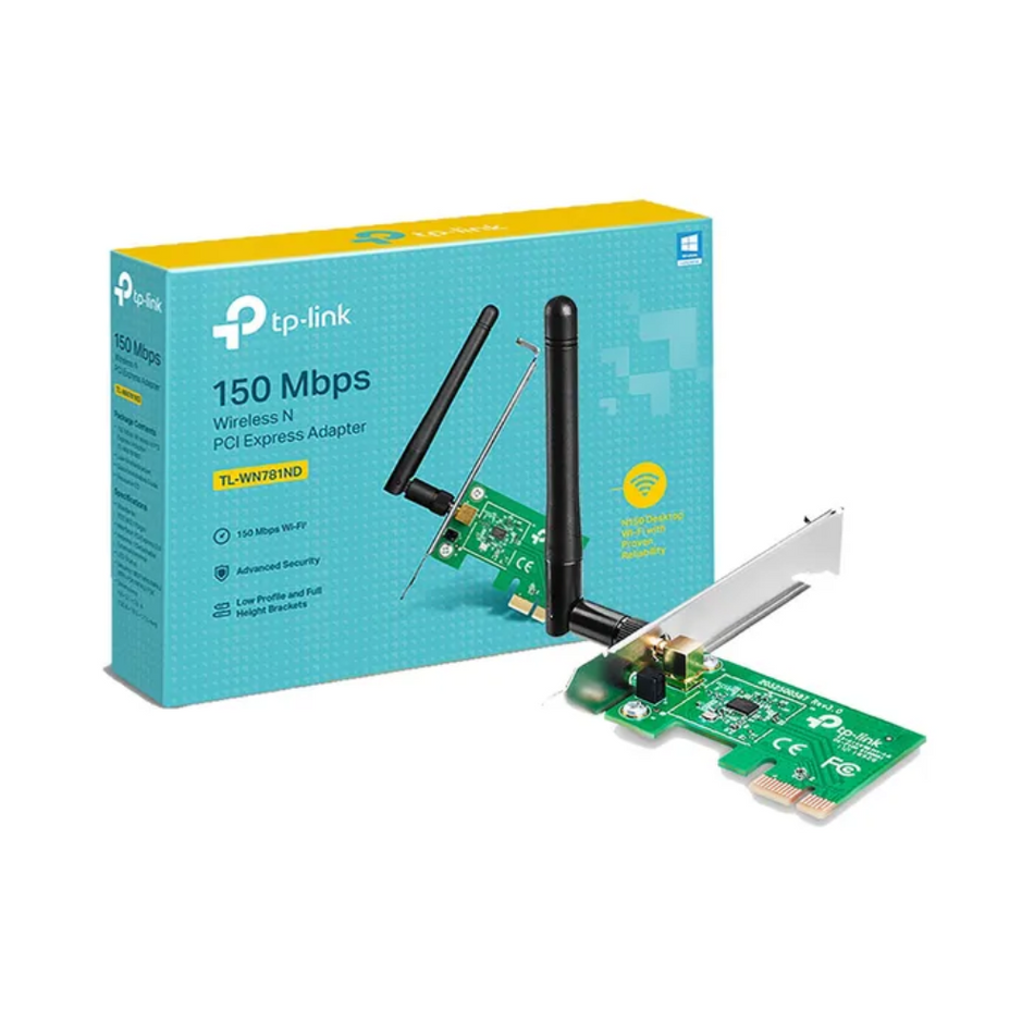TP-LINK WN781ND ADAPTADOR INALÁMBRICO PCI EXPRESS N 150MBPS