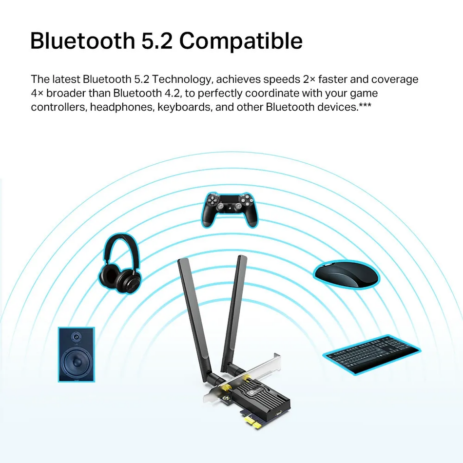TP-LINK ARCHER TX20E ADAPTADOR INALÁMBRICO PCIE AC1200 DOBLE BANDA