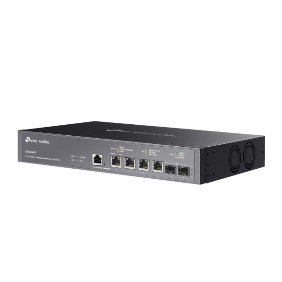 TP-LINK SX3206HPP SWITCH OMADA JETSTREAM POE 4 PUERTOS 6P 10GE L2