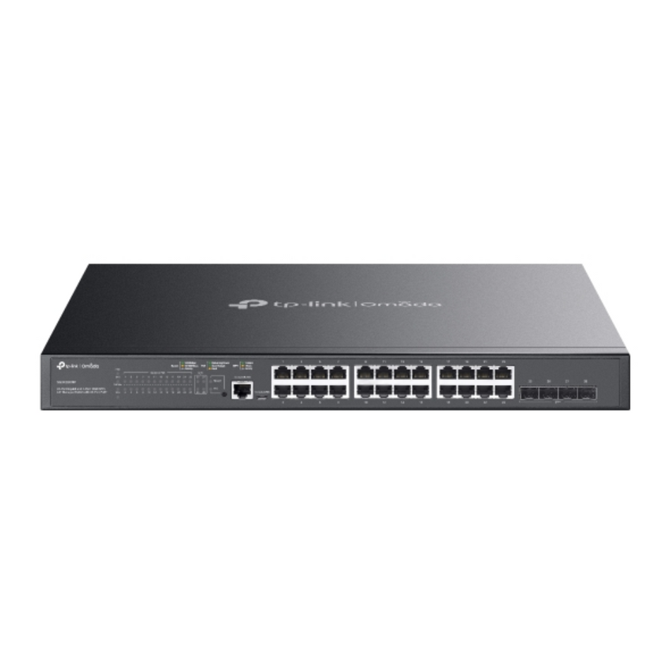 TP-LINK SG3428XMP SWITCH OMADA POE 24 PUERTOS GIGABIT Y 4SFP 10GE L2