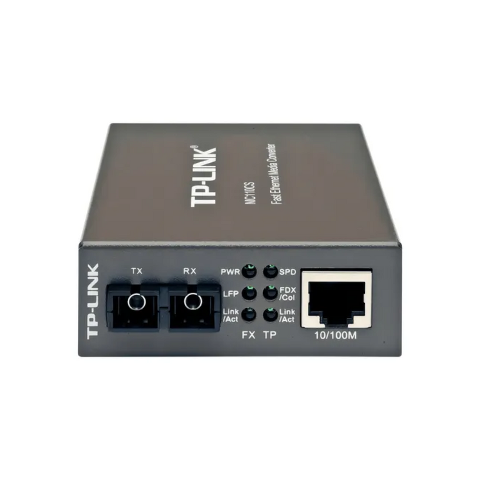TP-LINK MC110CS MEDIA CONVERTER MONOMODO SC 10/100MBPS 20KM