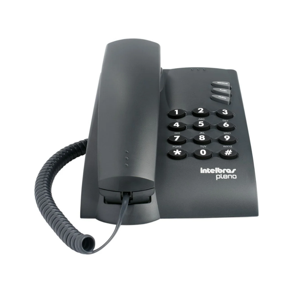 INTELBRAS 4080051 - TELEFONO PLENO NEGRO