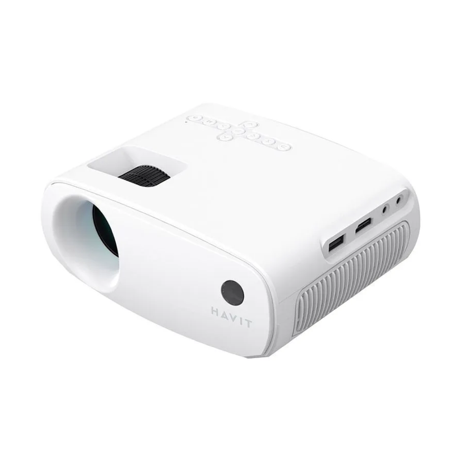 PROYECTOR HAVIT PJ207 PRO, 110 ANSI LUMINES, 1080P, WIFI, BLANCO
