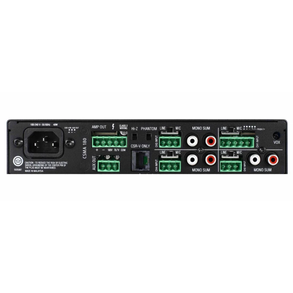 JBL NCSMA180-U-US – AMPLIFICADOR MEZCLADOR PROFESIONAL DE 180W