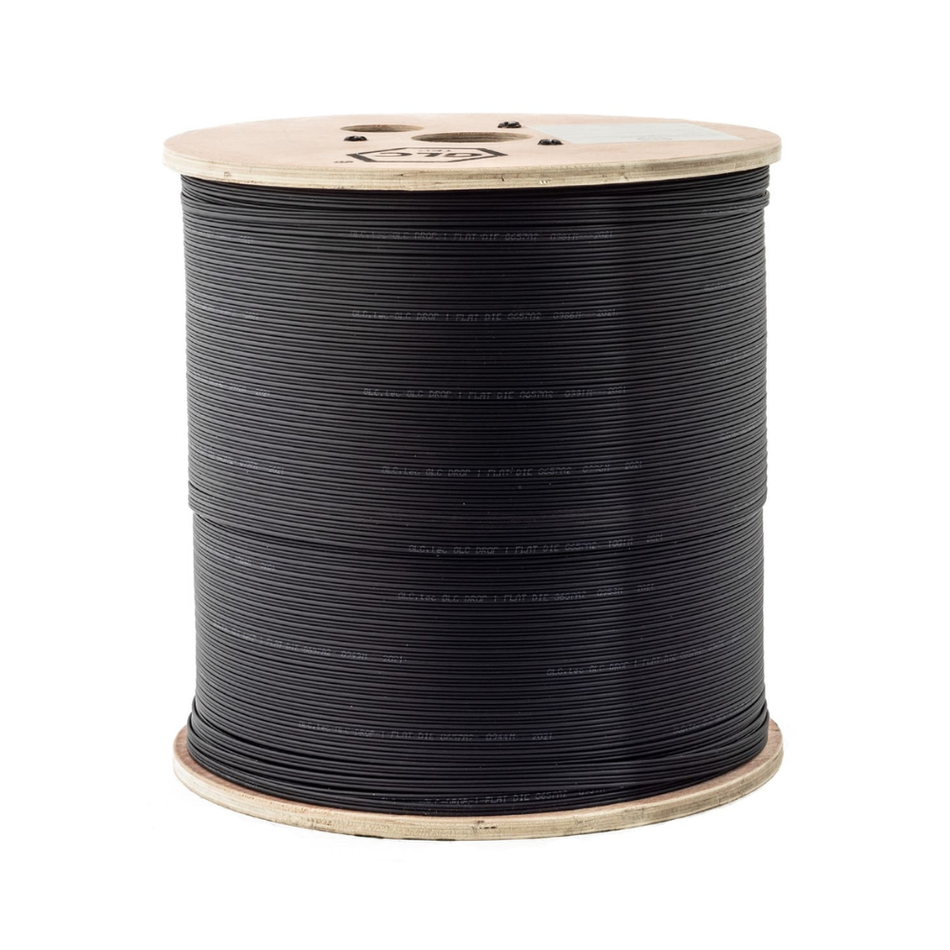 GLC TEC GLC-DROP-1-FLAT-DIE DROP CABLE FLAT 1 CORES SM FIG.8 C/PORTANTE DIELECTRICO X1000M