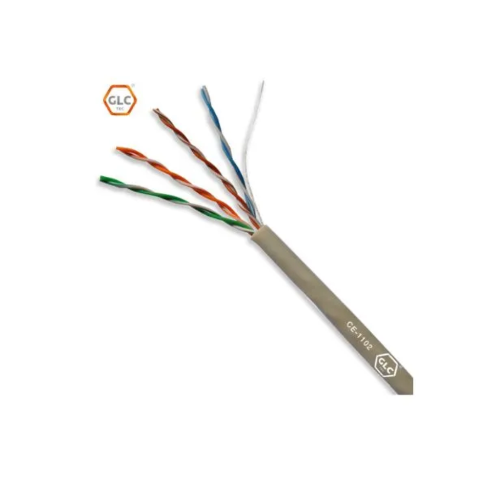 GLC TEC GLC-CE-1102C CABLE CCA UTP CAT 5E INTERIOR X 305MTS PVC 4PX24AWG GLC