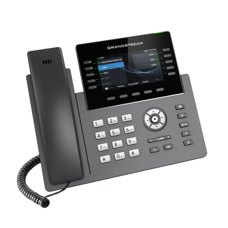 GANDSTREAM GRP2615 TELÉFONO IP DE 10 LÍNEAS DE GRADO OPERADOR, HASTA 5 CUENTAS SIP, WIFI INTEGRADO, 40 TECLAS MULTIUSO MPKS