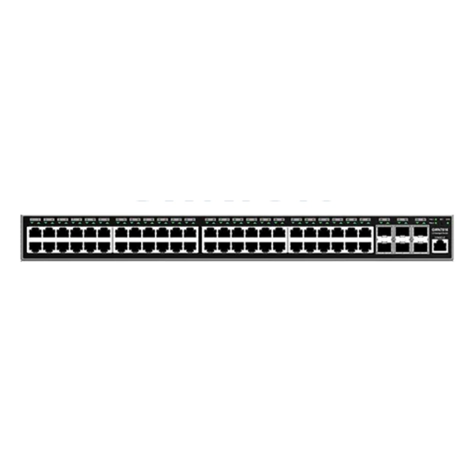 GRANDSTREAM GWN7816 - SWITCH CAPA 3 ADMINISTRABLE 48 PUERTOS 10/100/1000 MBPS + 6 PUERTOS SFP+ DE 10 GIGABITS COMPATIBLE CON GWN CLOUD.