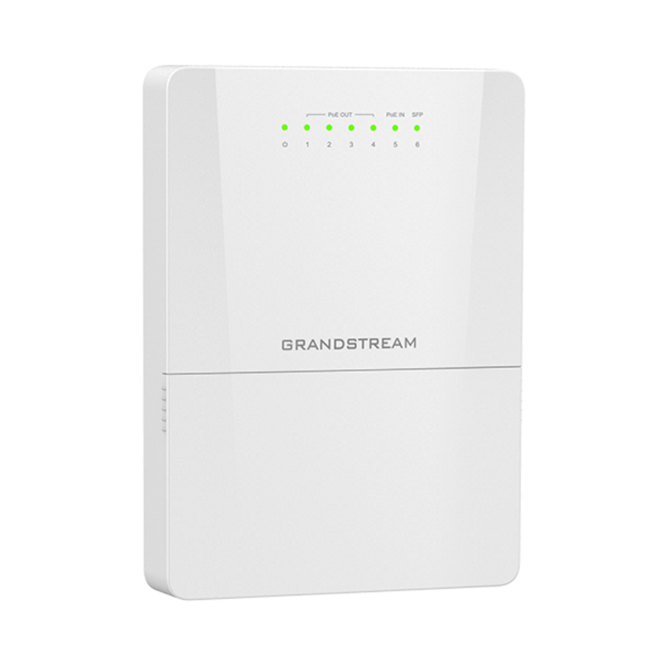 GRANDSTREAM GWN7710R SWITCH POE LITE ADMINISTRABLE PARA EXTERIORES DE 6 PUERTOS (5GE+1SFP) IP66