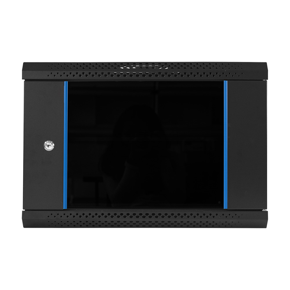 FINEN W1-5406 GABINETE DE PARED 6-RU 368 X 540 X 400MM C/PUERTA DE VIDRIO. (SE ENTREGA DESARMADO)