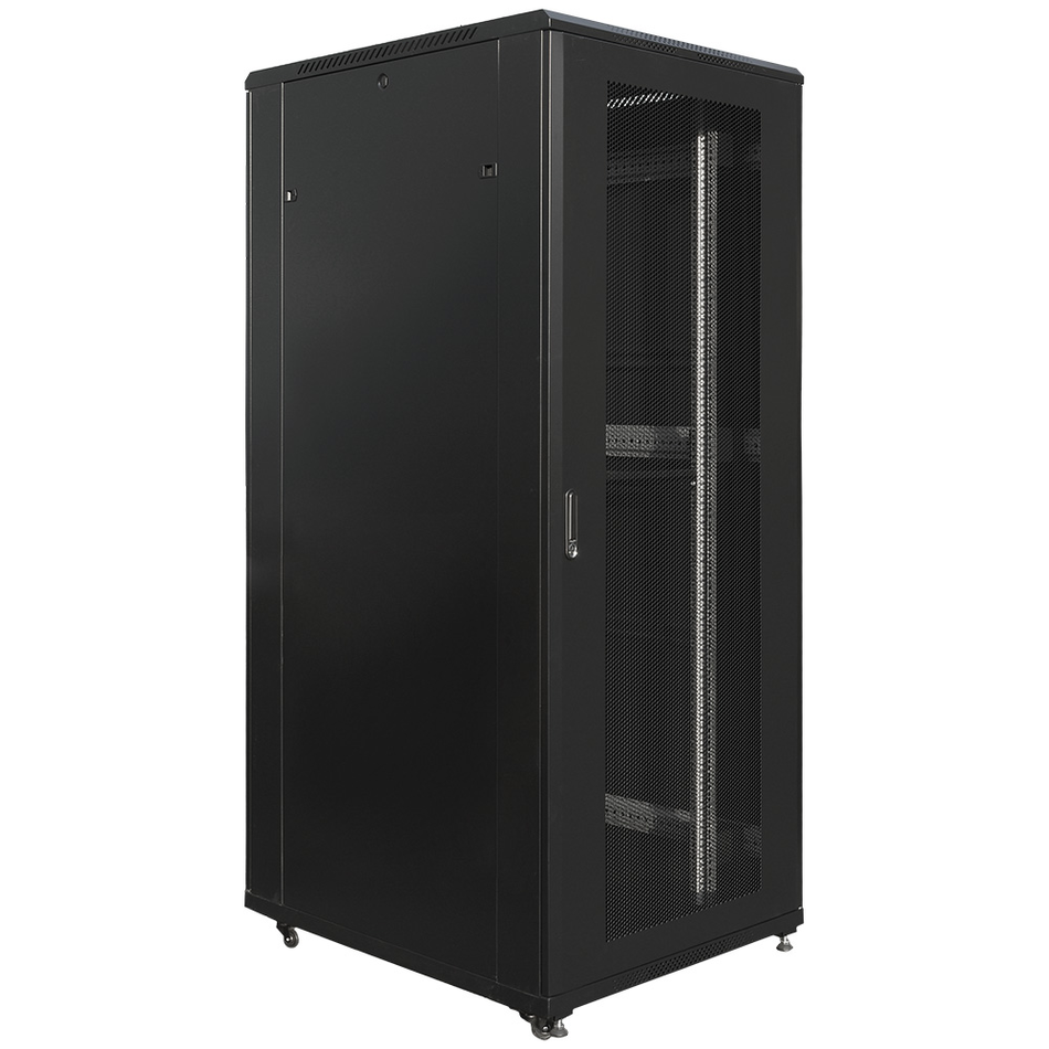 FINEN F1-A38042 GABINETE DE PISO 42-RU 2,054 X 800 X 1000MM (PUERTAS: FRONTAL SIMPLE Y POSTERIOR DOBLE, AMBAS C/MALLA) INCLUYE KIT DE 4 VENTILADORES