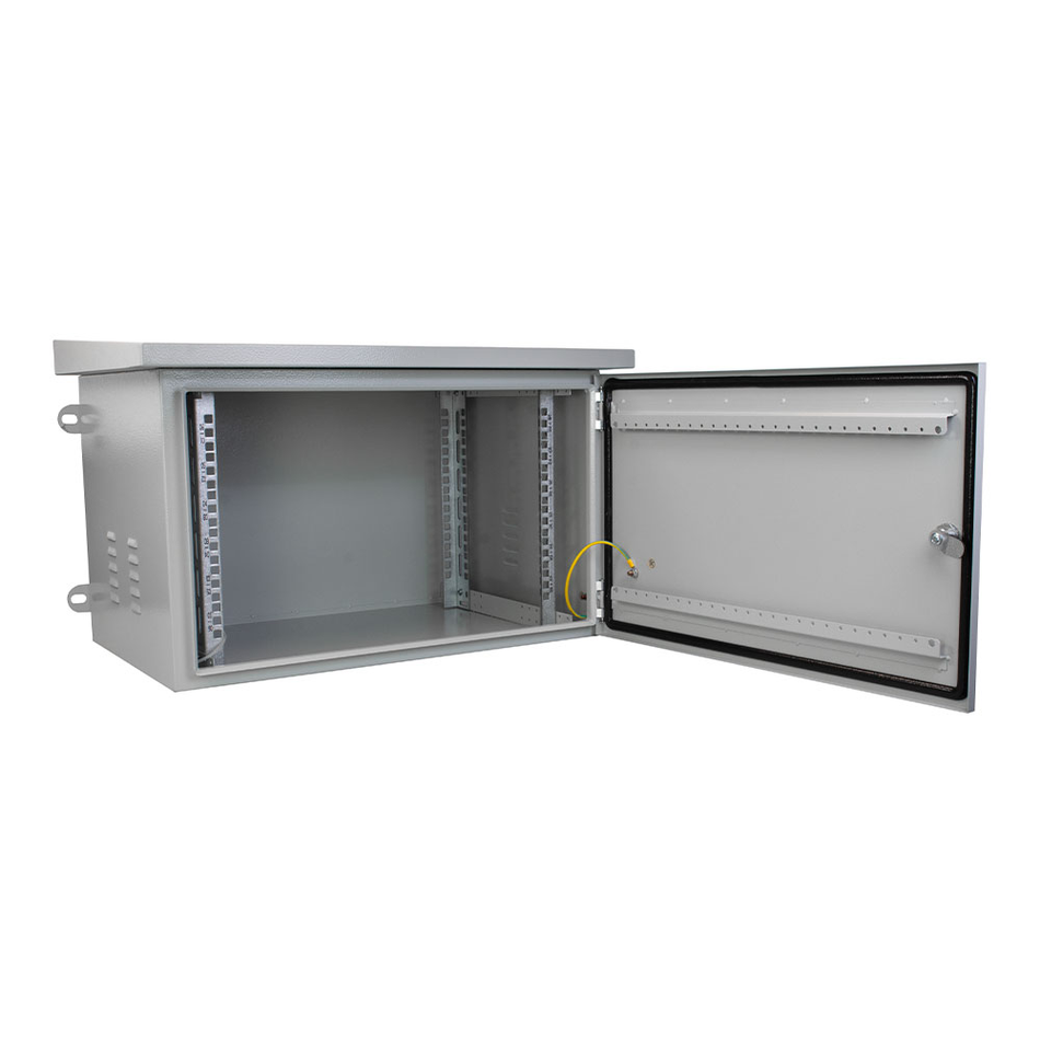 FINEN OC-6406 GABINETE DE PARED PARA EXTERIORES IP55 DE 6-RU. MEDIDAS: 600 X 400 X 415MM. COLOR GRIS RAL7035