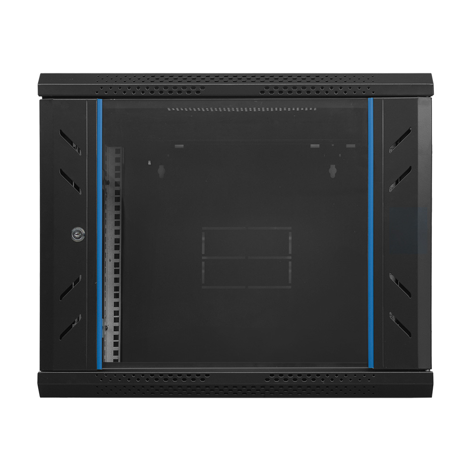 FINEN WMG6609 GABINETE DE PARED 9-RU 501 X 600 X 500+100MM (ABATIBLE, PUERTA C/VIDRIO DE SEGURIDAD)