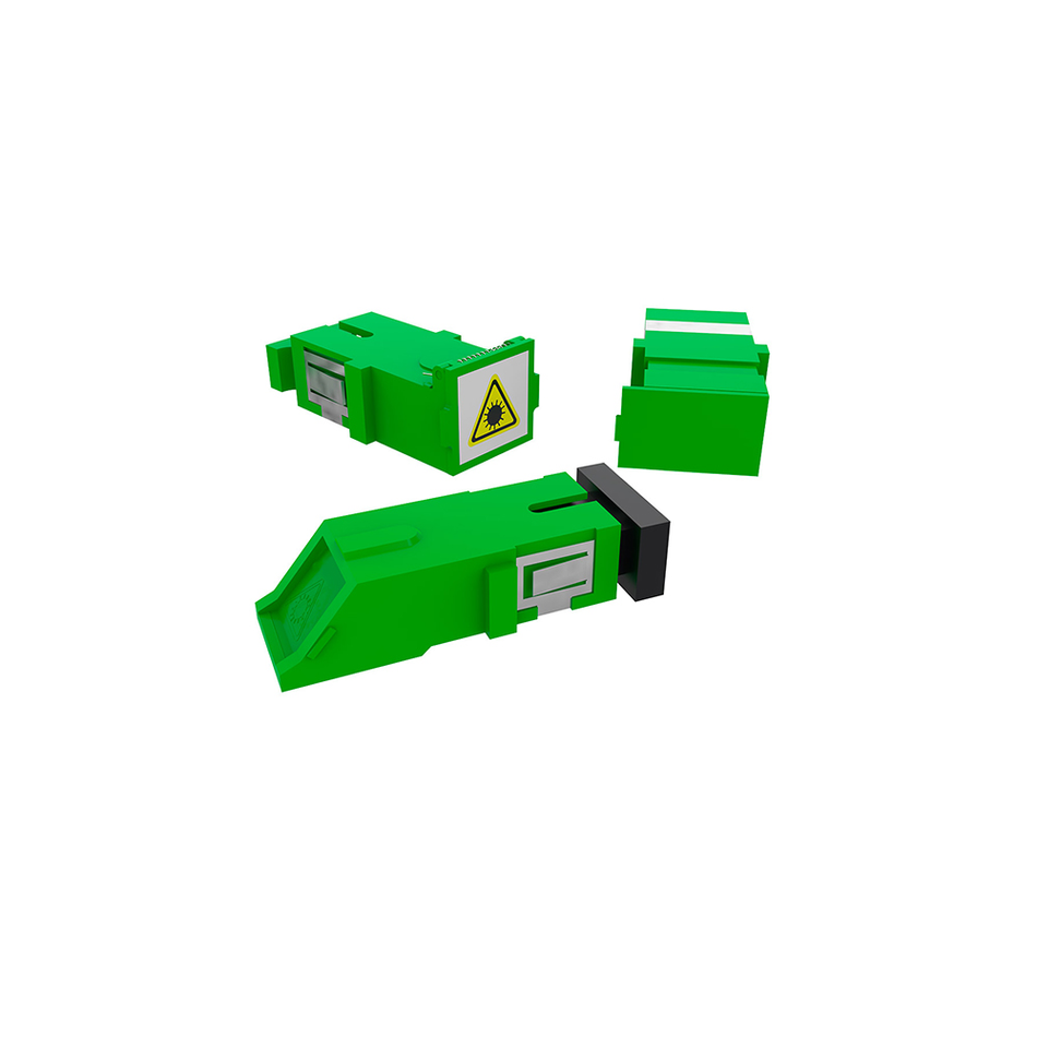 FURUKAWA 35260144 KIT DE ADAPTADORES OPTICOS 01F SM SC-APC CON SHUTTER - VERDE (KIT 08 PZS)