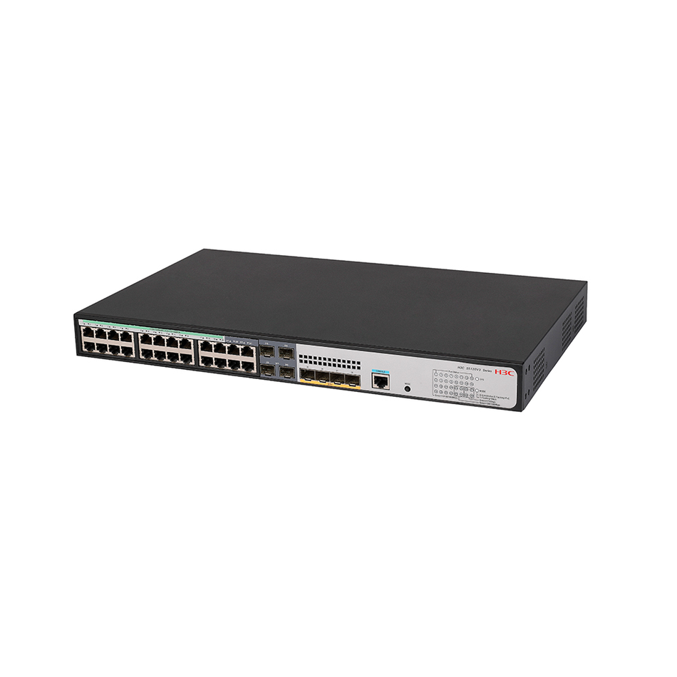 H3C LS-5120V3-28S-HPWR-LI-GL SWITCH ETHERNET L3 H3C S5120V3-28S-HPWR-LI CON 24 PUERTOS POE+ RJ45 10/100/1000BASE-T, 4 PUERTOS SFP COMBINADOS 100/1000BASE-X Y 4 PUERTOS SFP PLUS 1G/10G BASE-X (AC)