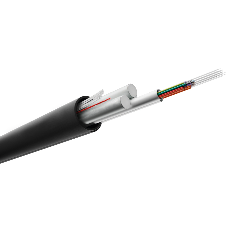 HENGTONG GYFY-06B1.3-B3KM CABLE ASU 6 FIBRAS G652D, SPAN 120, DIÁMETRO 7MM. BOBINA 3KM
