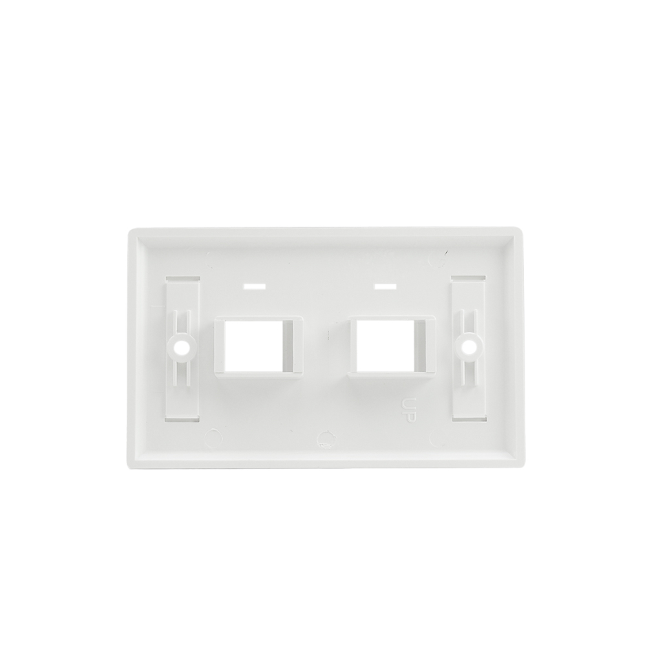 LINKBASIC OUS02 PLACA DE PARED PARA 2 MÓDULOS