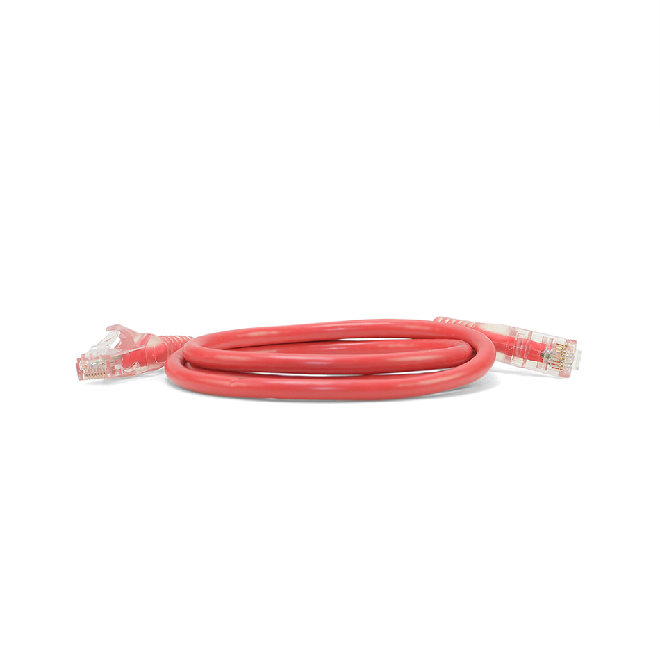 LINKBASIC CAA01-UC6-1-C PATCH CORD UTP MULTFILAR RJ-45 CAT6 1MT ROJO