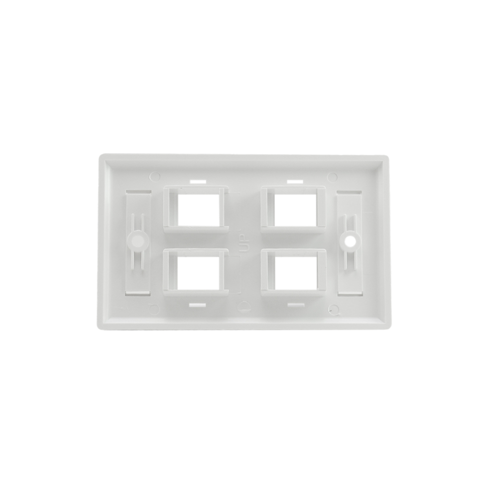 LINKBASIC OUS04 PLACA DE PARED PARA 4 MÓDULOS