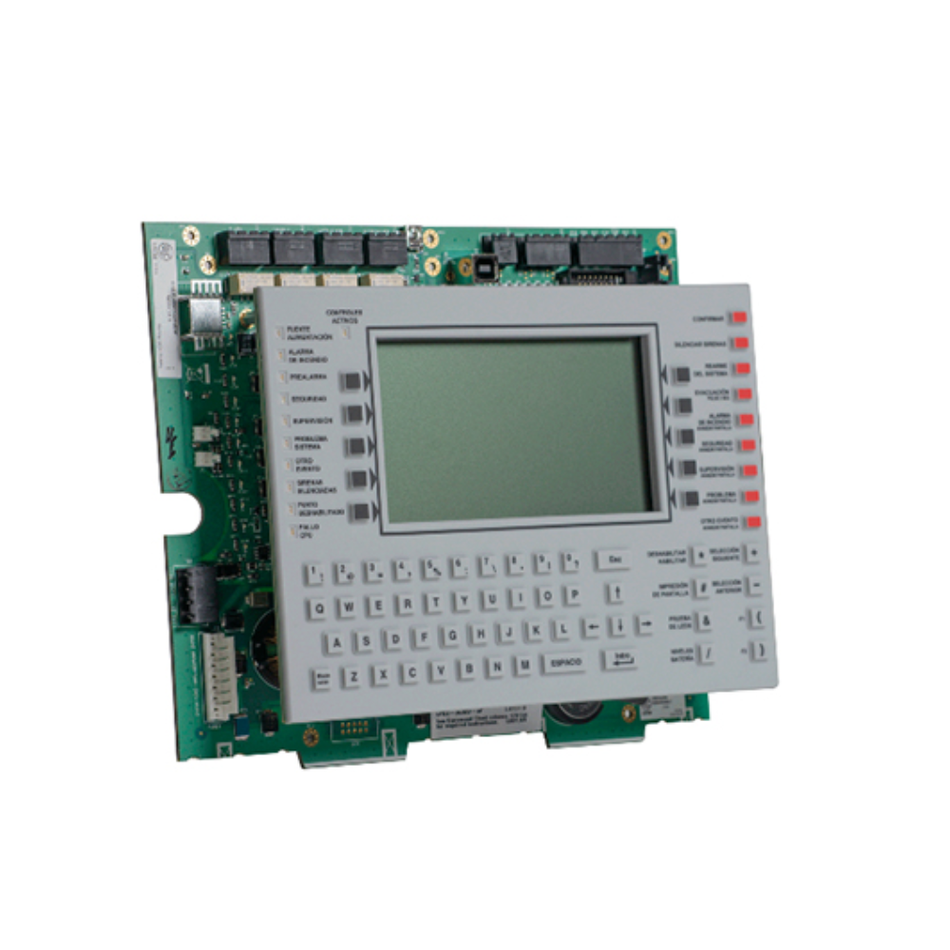 HONEYWELL NOTIFIER CPU2-3030D-SP CPU CON PANTALLA PARA PANEL NFS2-3030. SOPORTA HASTA 10 LAZOS DE 159 DETECTORES / 159 MÓDULOS
