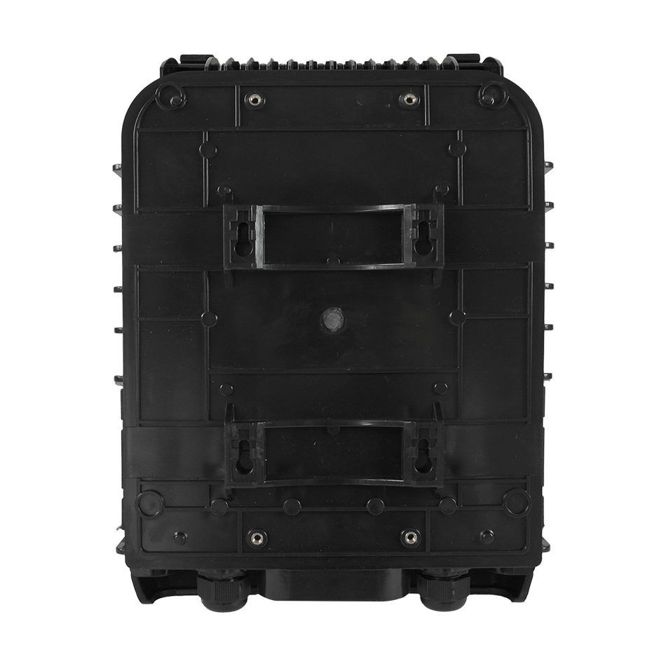 OPFIBRA CTO-CO-B-SA08-00-0010 CAJA NAP IP65, 16 SALIDAS, NEGRO. INCLUYE 16 ADAPTADORES SC/APC, 1 SPLITTER PLC 1X8. INCLUYE KIT DE MONTAJE EN POSTE Y MENSAJERO