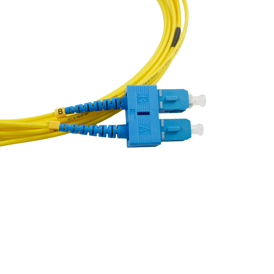 OPFIBRA CO-DX-SCU-SCU-SM-2-Y-LH-TB-3M PATCH CORD FO SC/SC MONOMODO DUPLEX 3M LSZH