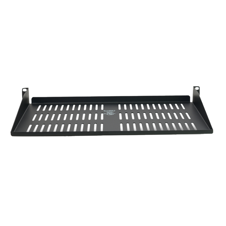 QUEST BV-1013 BANDEJA 1-RU 19"X 265MM VENTILADA, SOPORTA 8 KGS