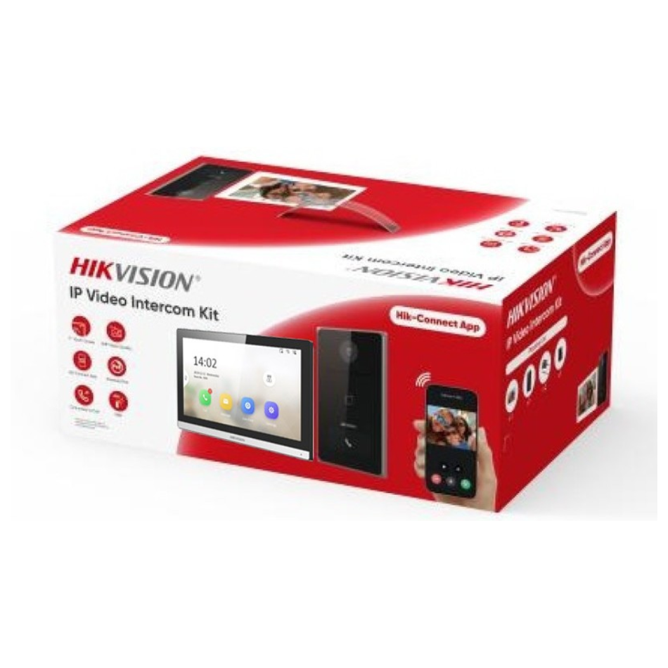 HIKVISION DS-KIS608-P KIT VIDEOPORTERO IP POE 7" HD