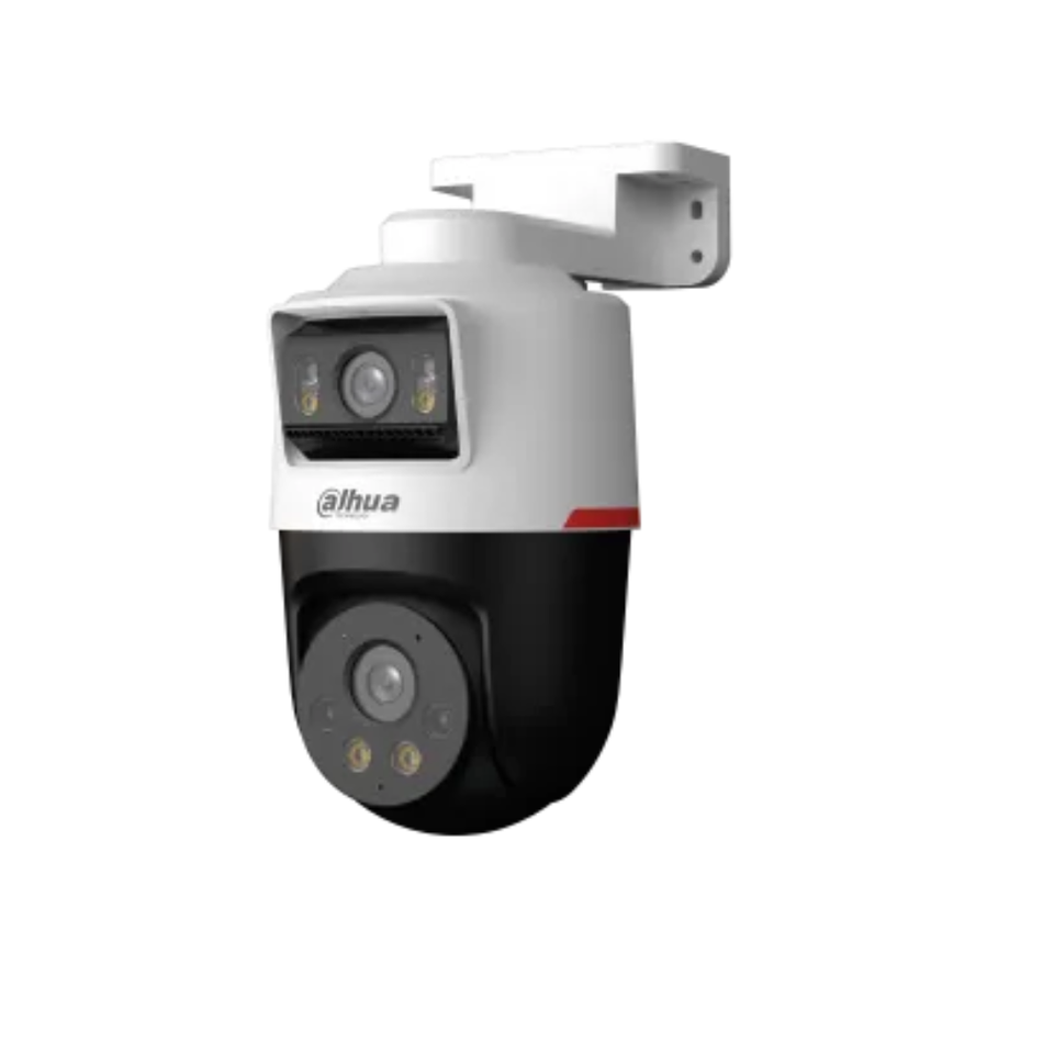 DAHUA DH-IPC-PTS2249B-E2-S-PV-PRO CÁMARA IP PT DUAL 2MP WIZCOLOR CON AUDIO BIDIRECCIONAL Y DISUASIÓN ACTIVA