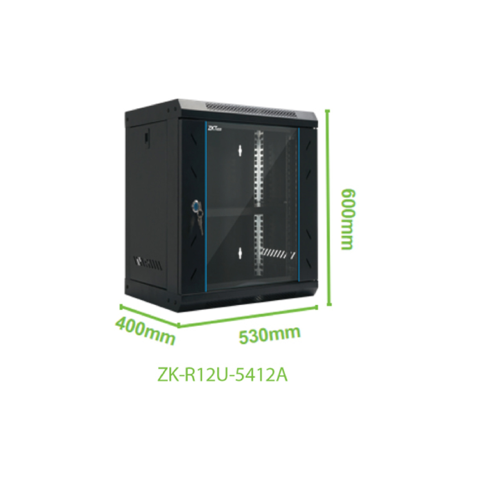 ZKTECO ZK-R12U-5412A GABINETE DE PISO PARA REDES 12U