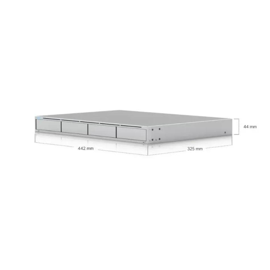 UBIQUITI UNVR NVR 60 CANALES 1080P 18 4K 4 BAHIAS HDD 1SFP+