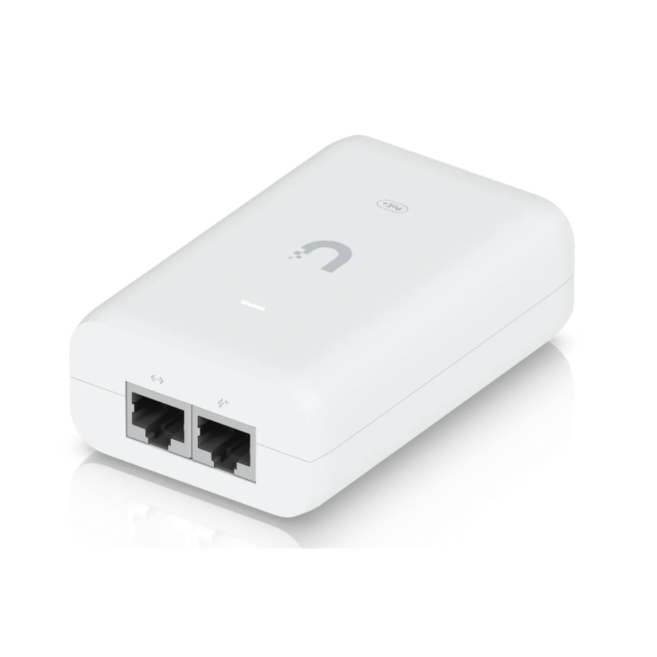 UBIQUITI U-POE+ Inyector PoE+ AT 30W 48V 0.65A Gigabit
