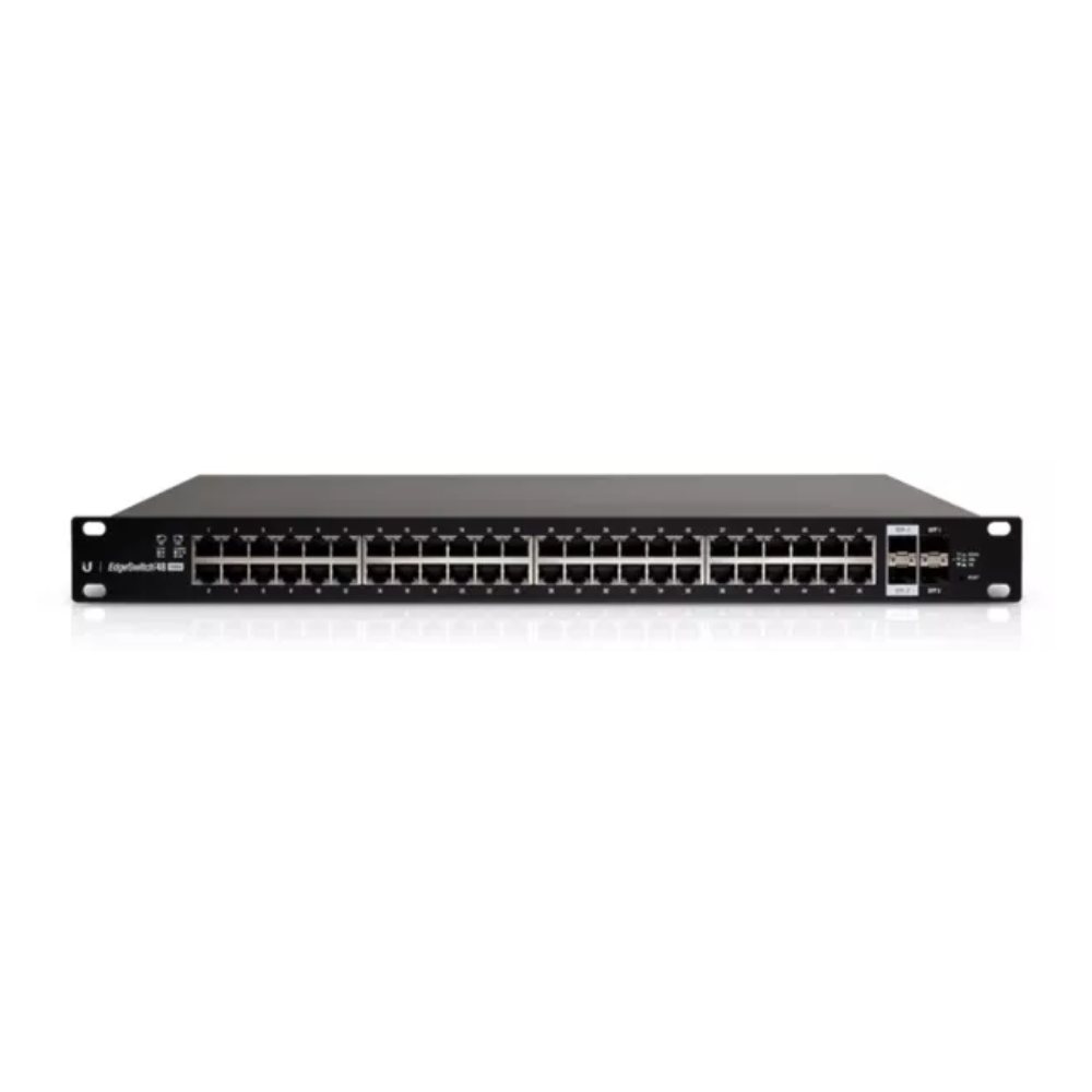 UBIQUITI ES-48-500W Switch PoE EDGEMAX 48 PUERTOS 2SFP 500W L2 ...