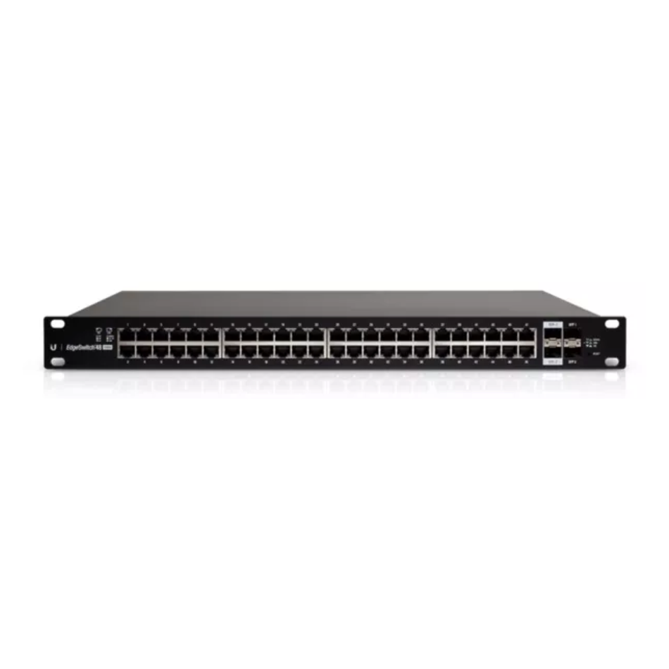 UBIQUITI ES-48-500W Switch PoE EDGEMAX 48 PUERTOS 2SFP 500W L2