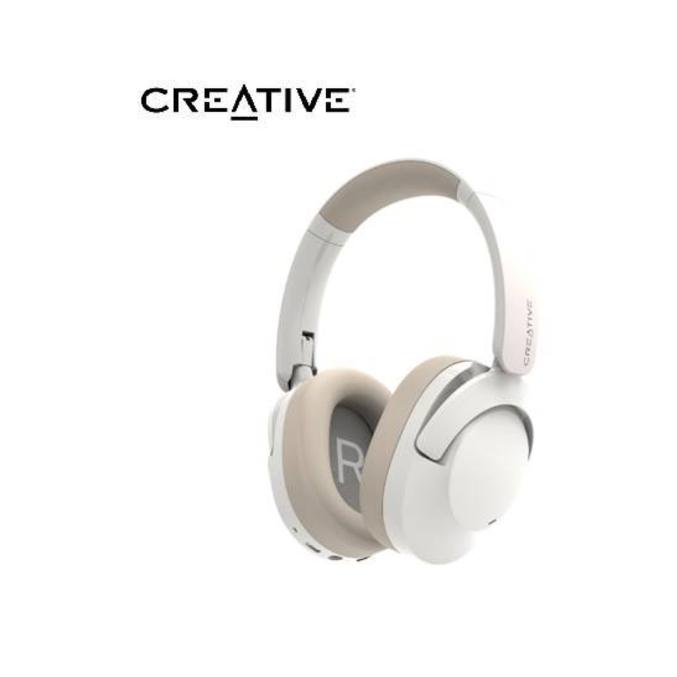 CREATIVE ZEN HYBRID 2 AUDIFONO CON MICROFONO BT MULTIPOINT 40MM 67HS USB-C CREMA 51EF1140AA000