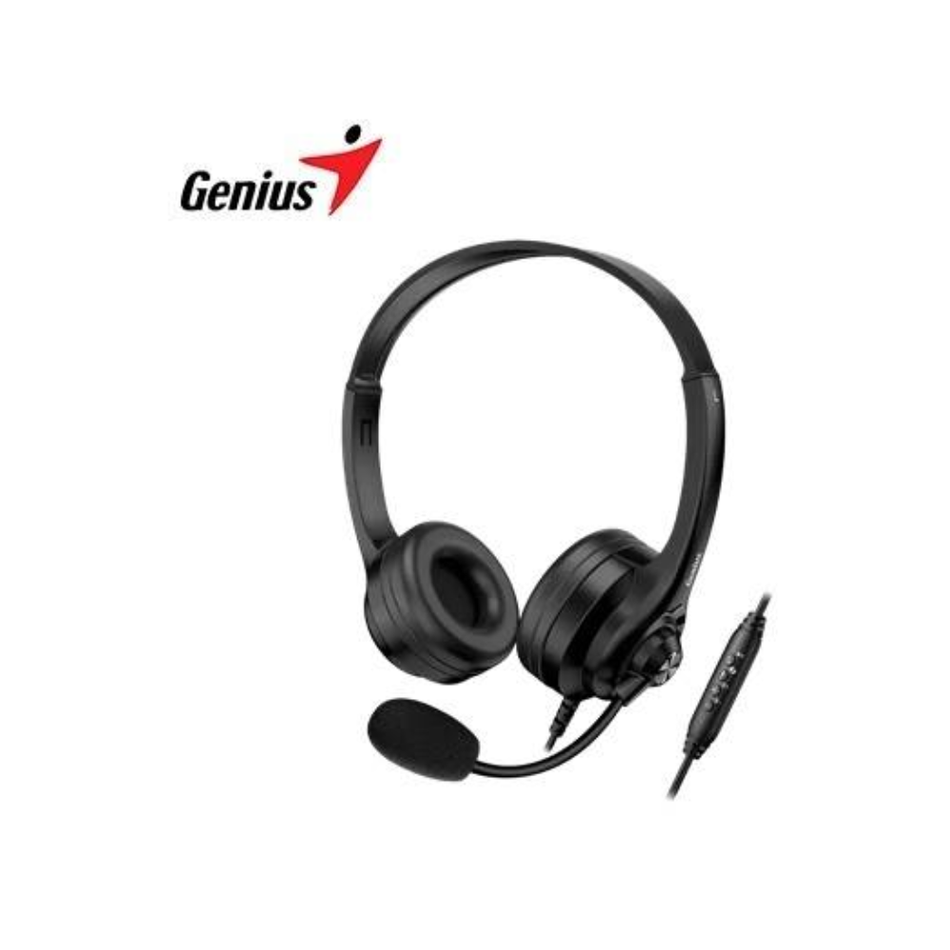 GENIUS HS-235U AUDIFONO CON MICROFONO AI COPILOT 40MM USB-A 31710036400