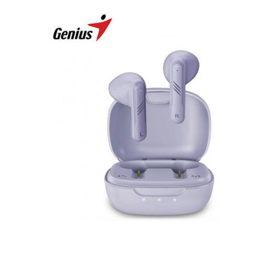 GENIUS HS-M905BT AUDIFONO CON MICROFONO INALÁMBRICO BT MORADO 31710025401